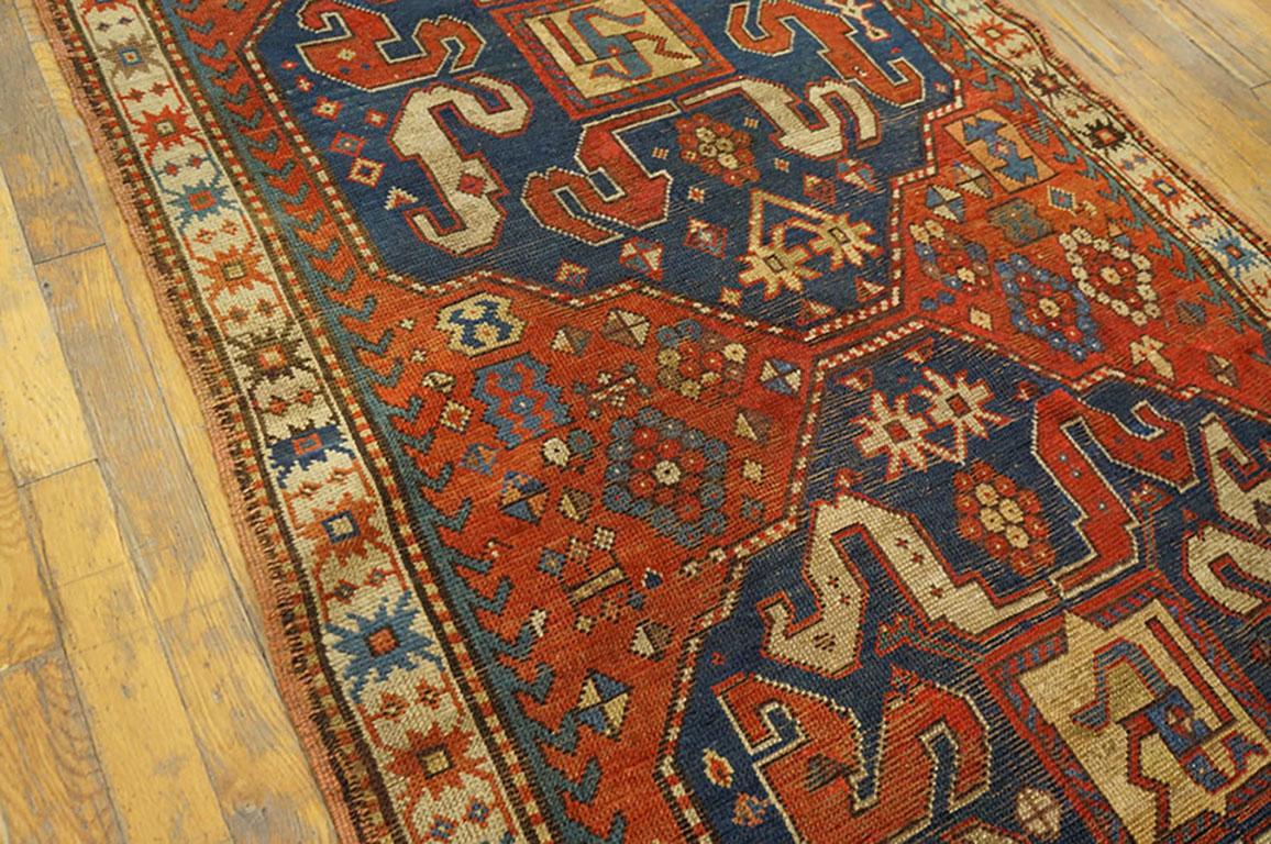 Banda de nubes caucásica Chondzoresk Kazak de principios del siglo XX en Bueno estado para la venta en New York, NY