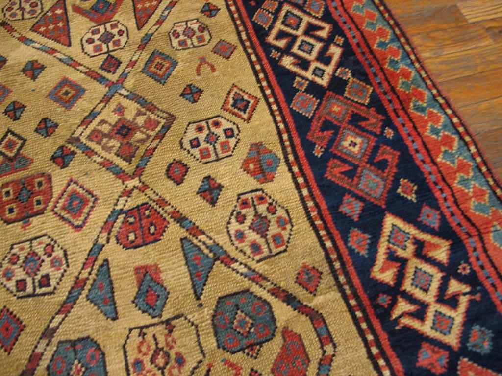 19th Century Caucasian Kazak Carpet ( 3'7