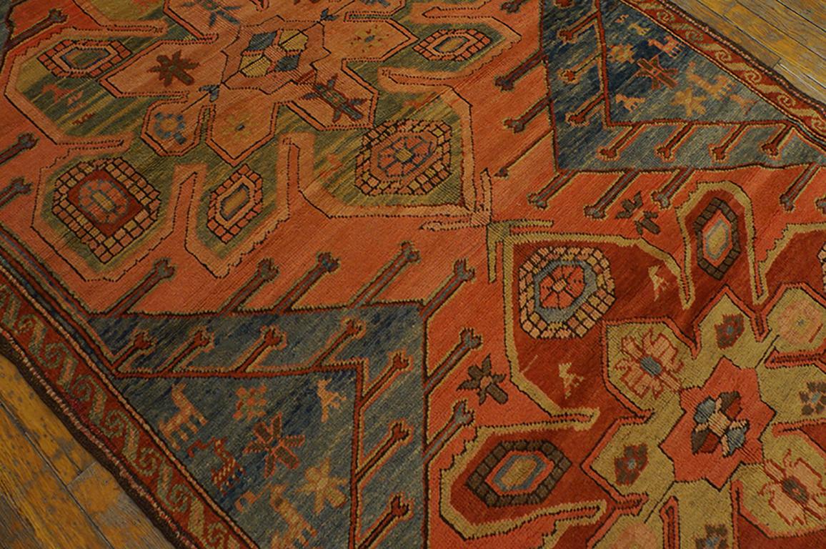 Early 20th Century Caucasian Karabagh Carpet ( 3'9