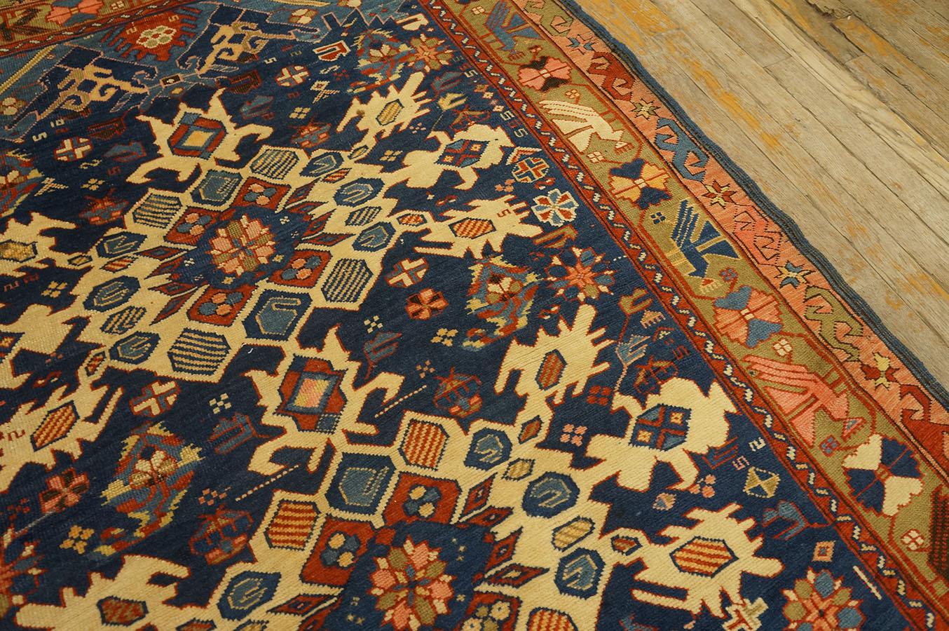 Late 19th Century Caucasian Bidjov Carpet ( 4'6'' x 5'8'' - 122 x 183 cm) For Sale 6