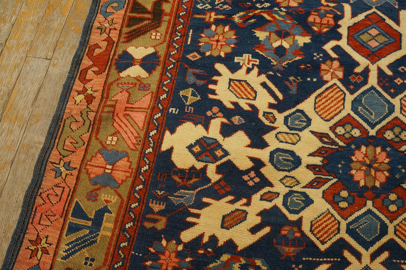 Late 19th Century Caucasian Bidjov Carpet ( 4'6'' x 5'8'' - 122 x 183 cm) For Sale 2
