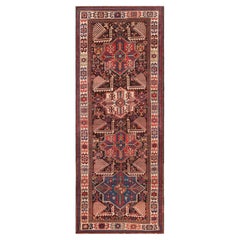 Antique Caucasian Rug. 4 ft x 9 ft 9 in