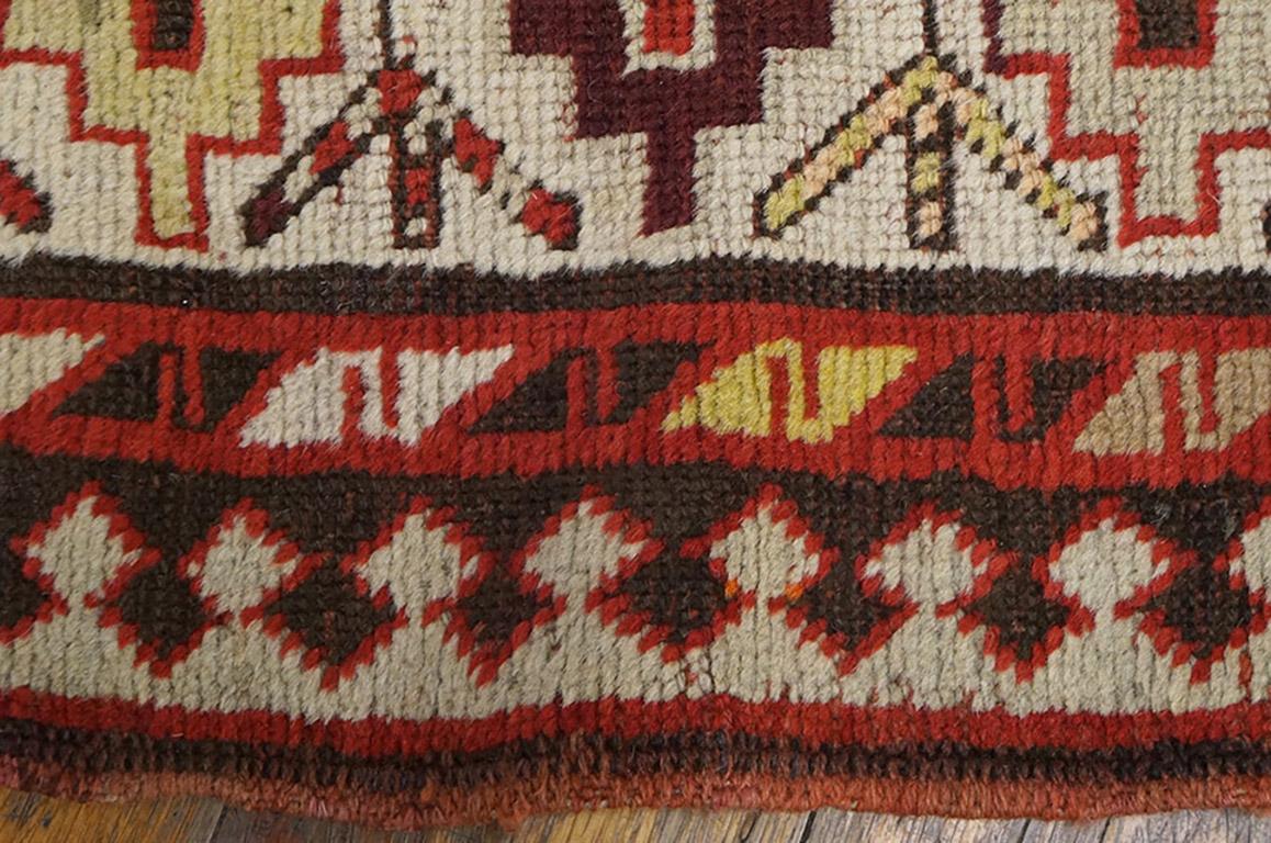 Kazak Early 20th Century Caucasian Karabagh Carpet ( 4' x 9' - 122 x 274 ) For Sale