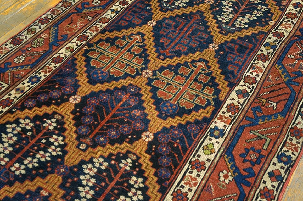 Hand-Knotted Antique Caucasian Rug For Sale