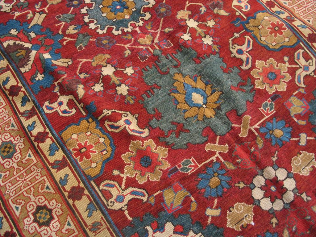 Early 19th Century Caucasian Harshang Kuba Carpet ( 4'10