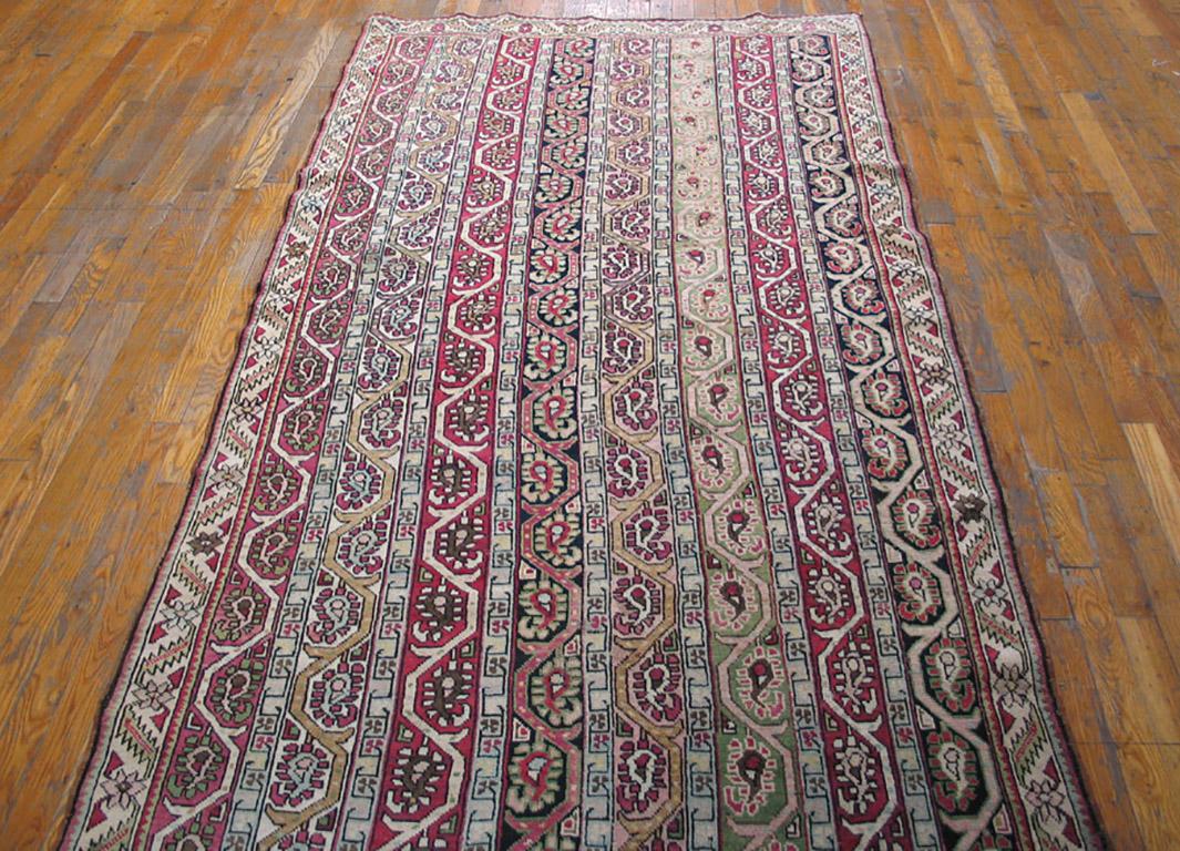 19th Century Caucasian Karabagh Carpet ( 4'2