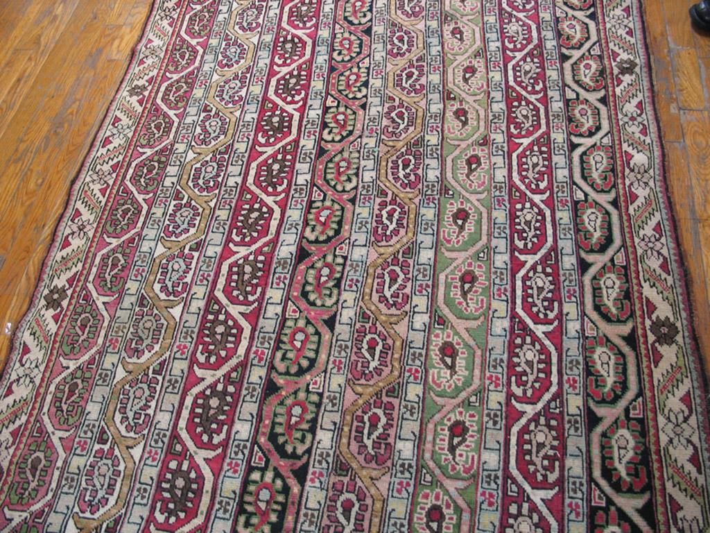 Late 19th Century 19th Century Caucasian Karabagh Carpet ( 4'2