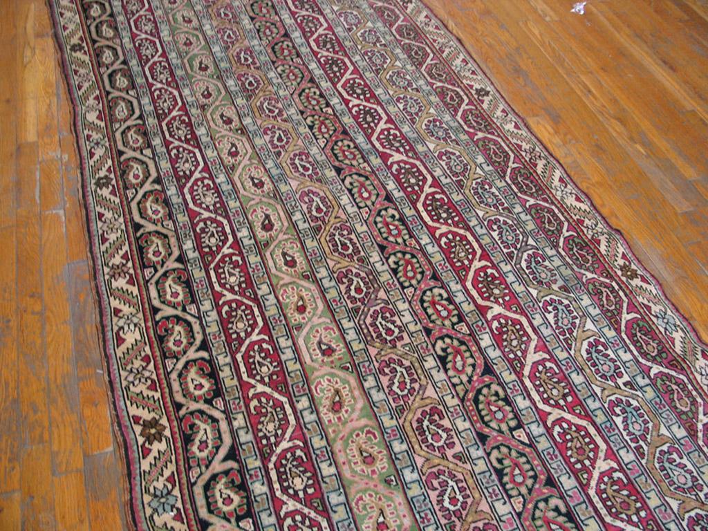 Wool 19th Century Caucasian Karabagh Carpet ( 4'2