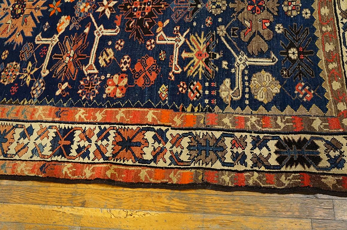 Early 20th Century Antique Caucasian Rug 4' 6