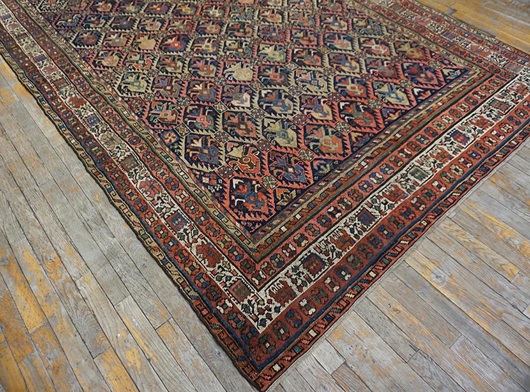 Kazak Late 19th Century Caucasian Karabagh Carpet ( 5'9