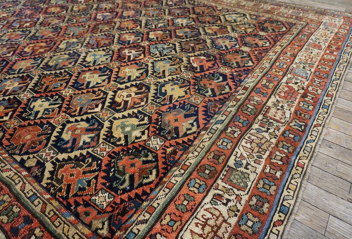 Wool Late 19th Century Caucasian Karabagh Carpet ( 5'9