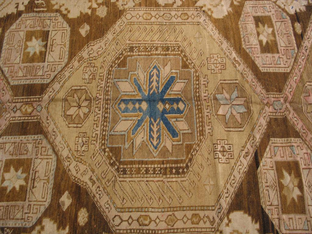 Late 19th Century Caucasian Karabagh Carpet ( 6 6