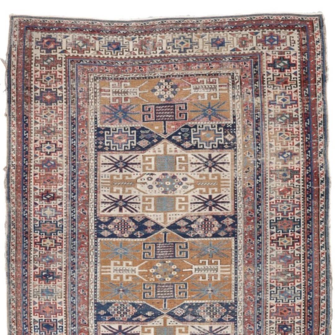 Antiker Kaukasus-Teppich, CIRCA 1880 (Türkisch) im Angebot