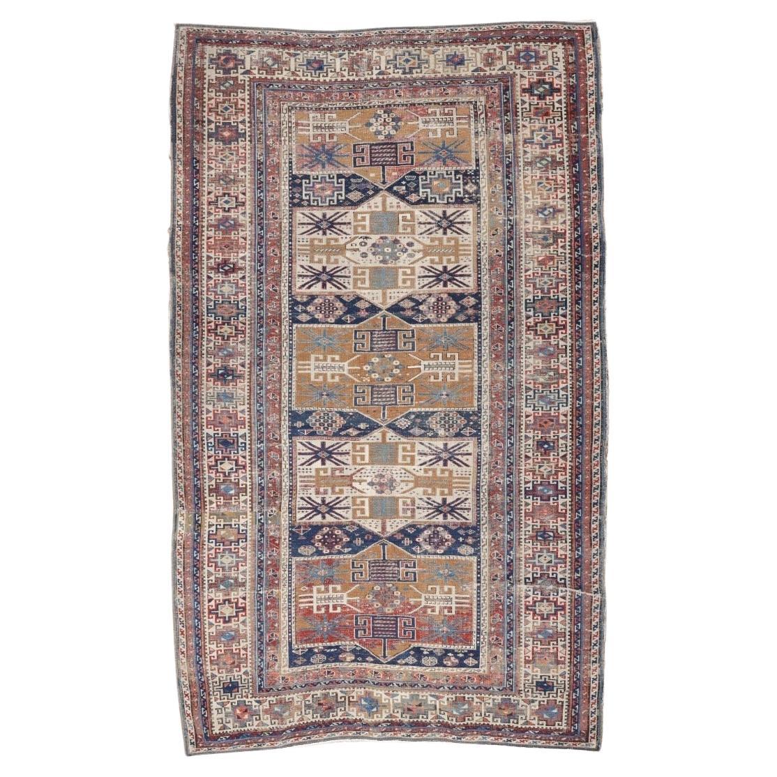 Tappeto antico caucasico, CIRCA 1880