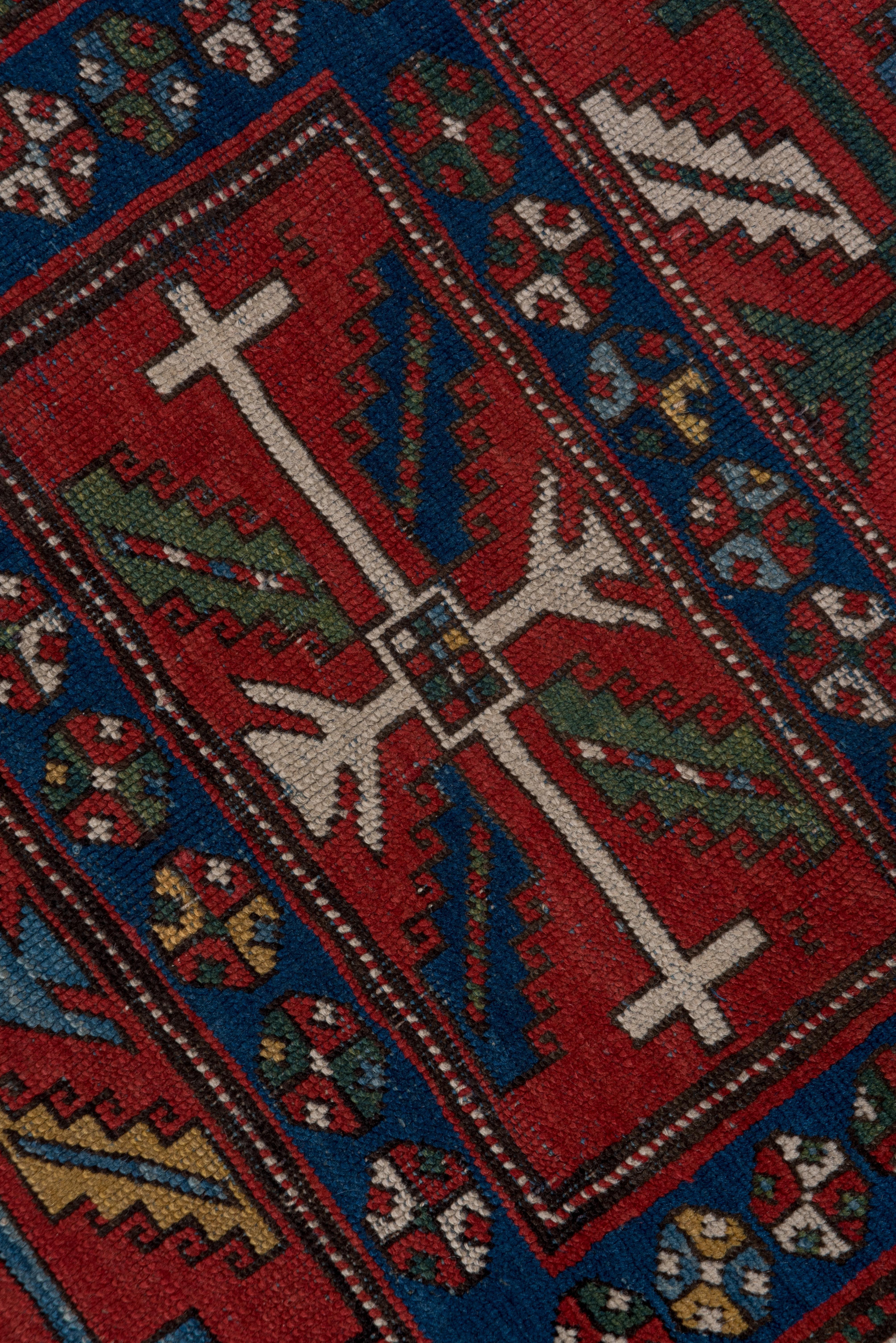 Persian Antique Caucasian Rug, circa 1910s For Sale