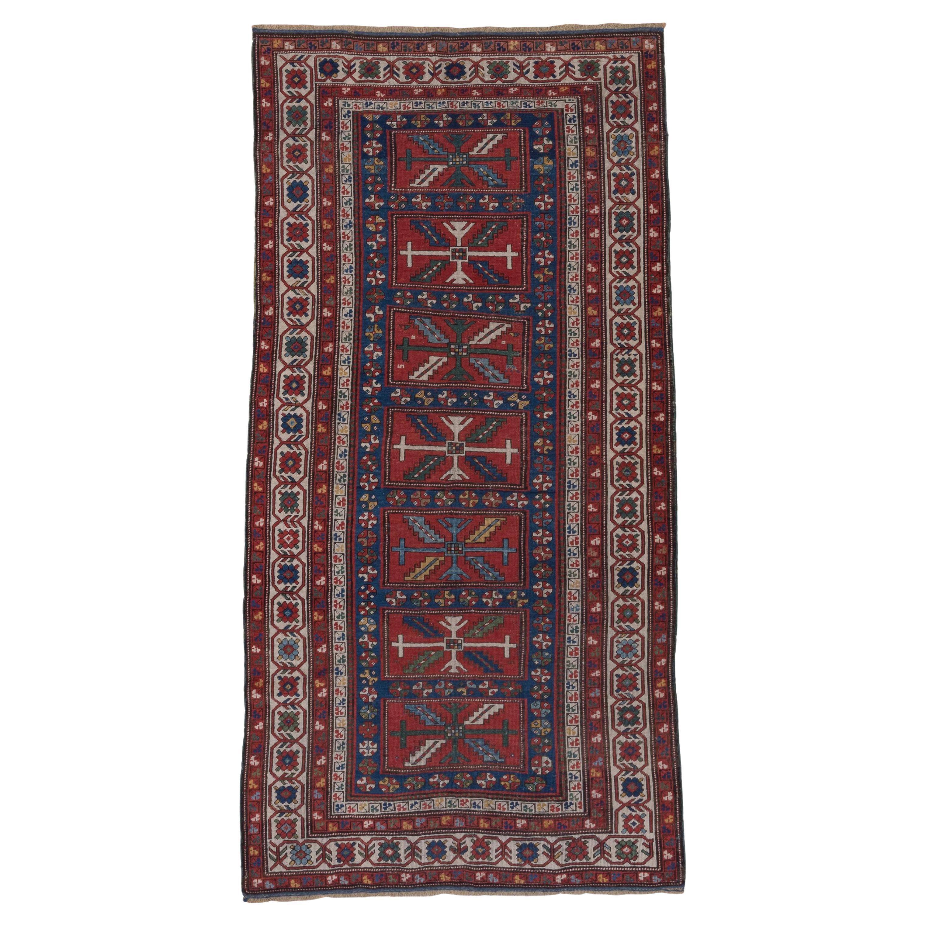 Antiker kaukasischer Teppich, ca. 1910er Jahre im Angebot