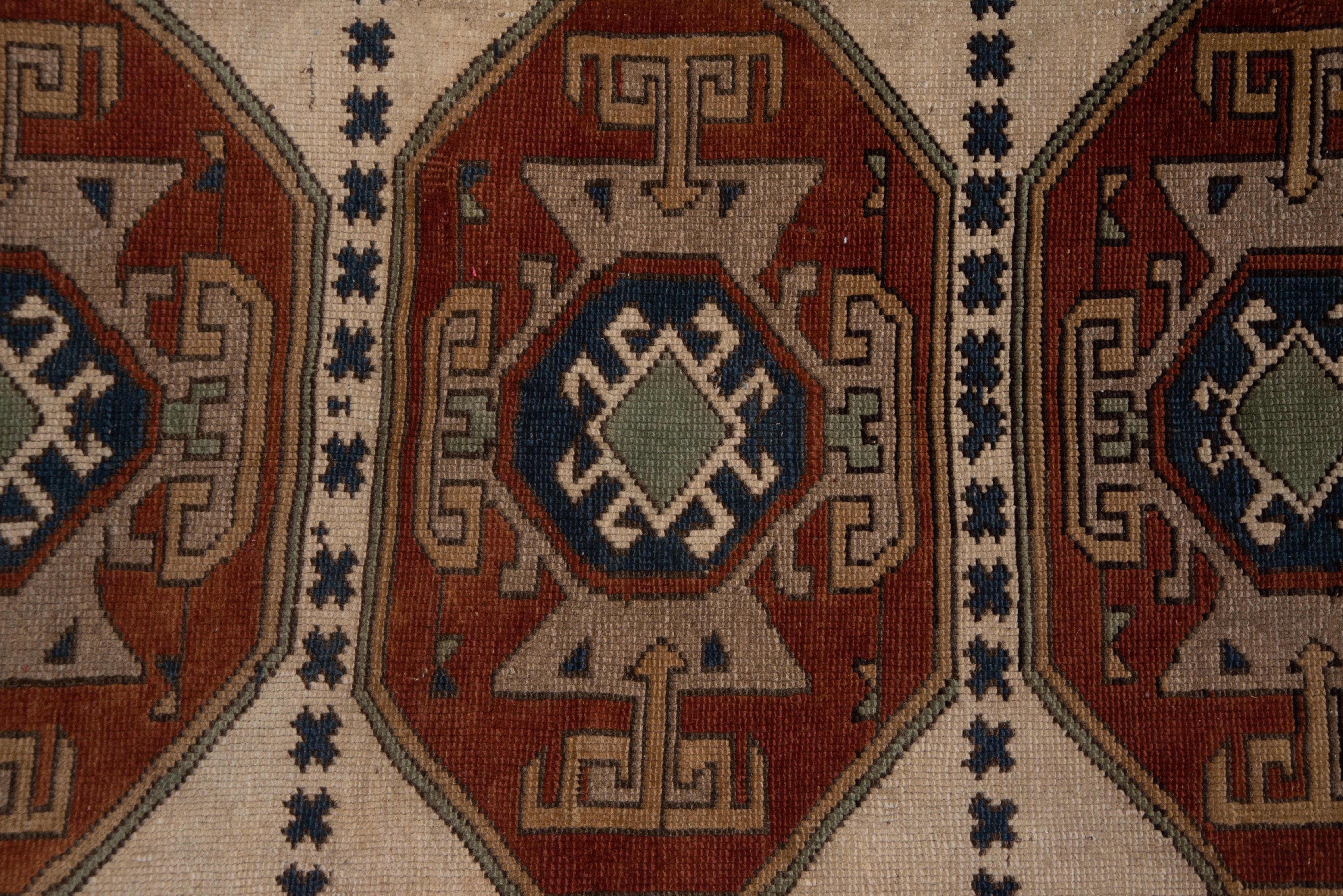 Antiker kaukasischer Teppich, ca. 1920er Jahre (Stammeskunst)