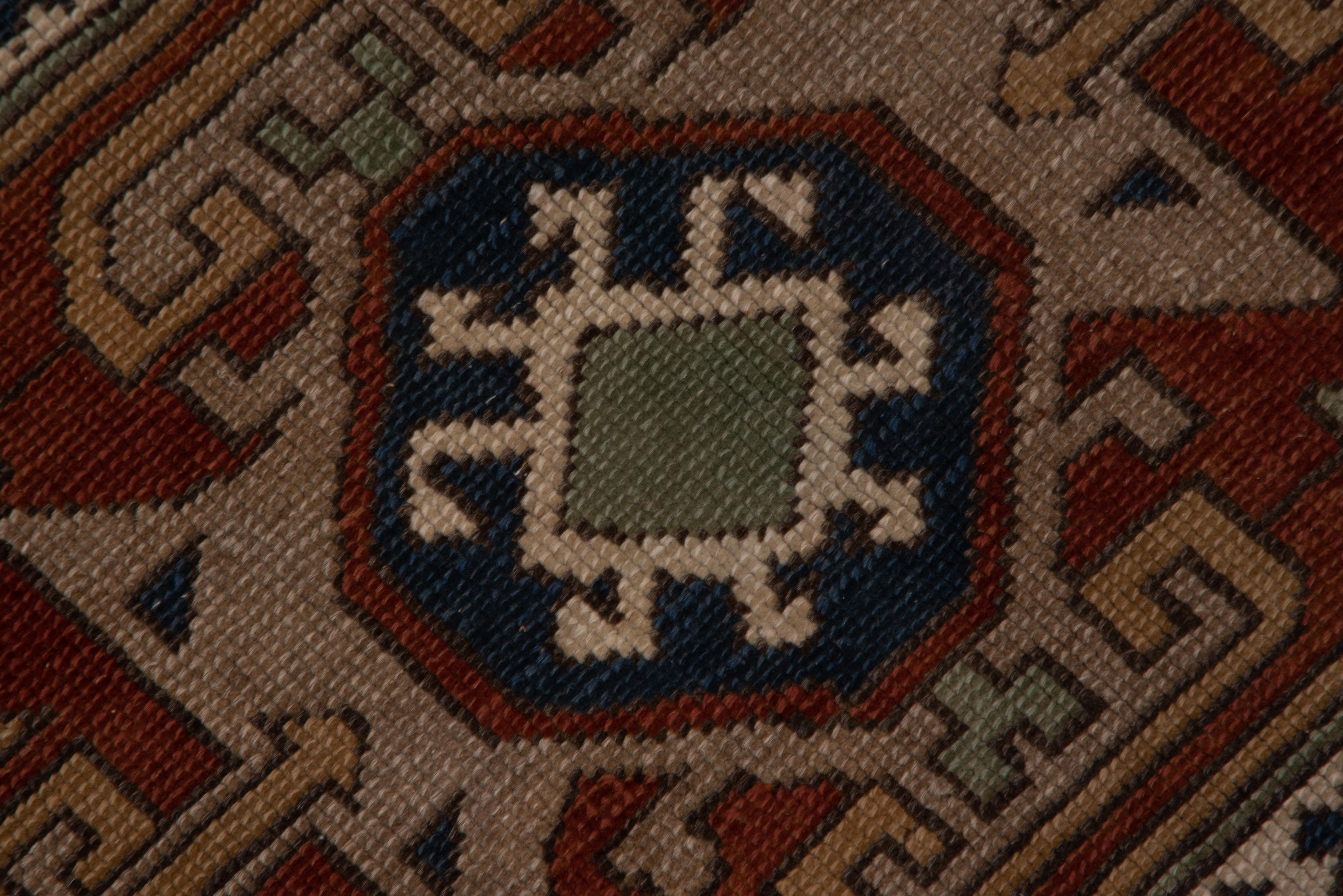 Antiker kaukasischer Teppich, ca. 1920er Jahre (Kaukasisch)
