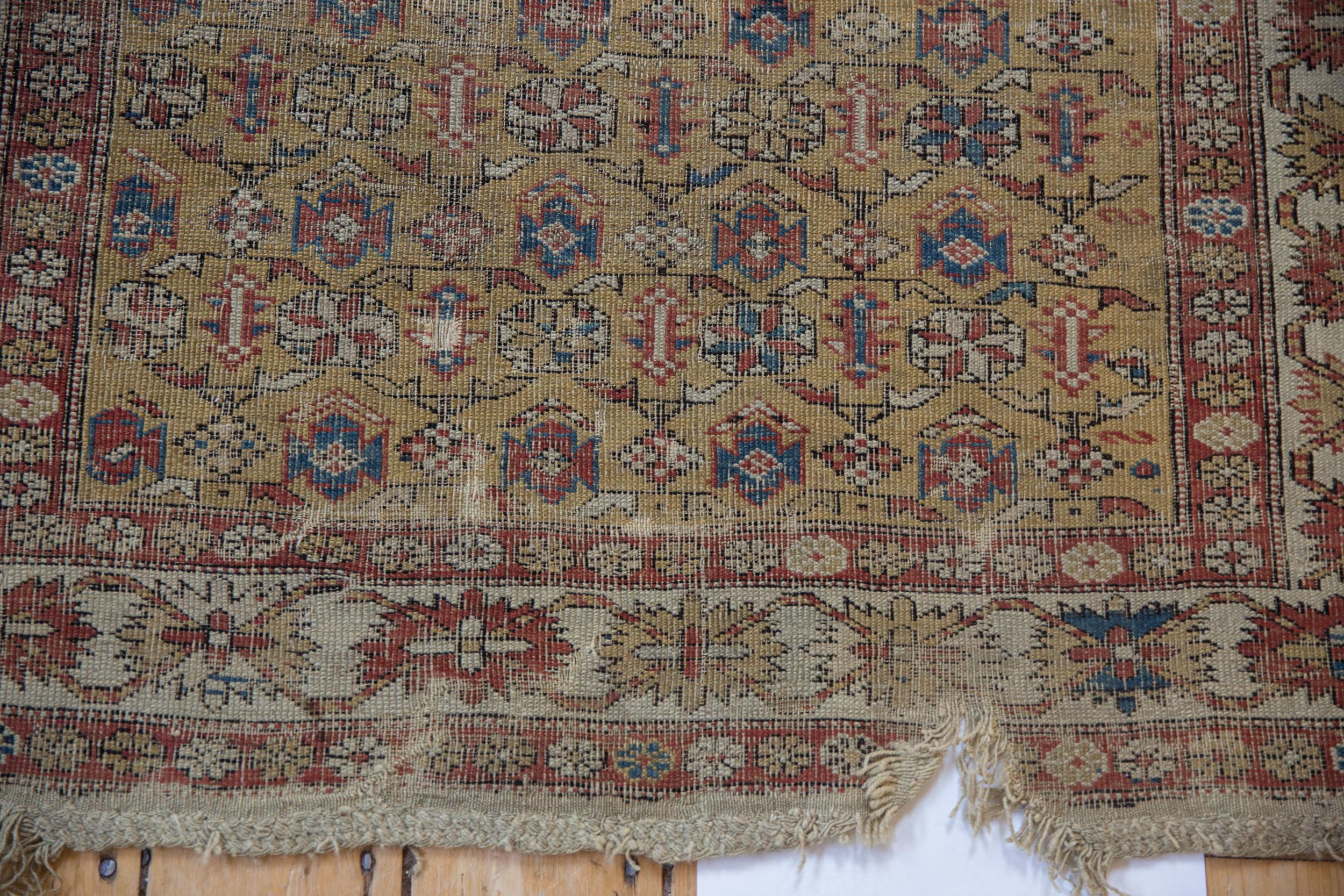 Wool Antique Caucasian Rug