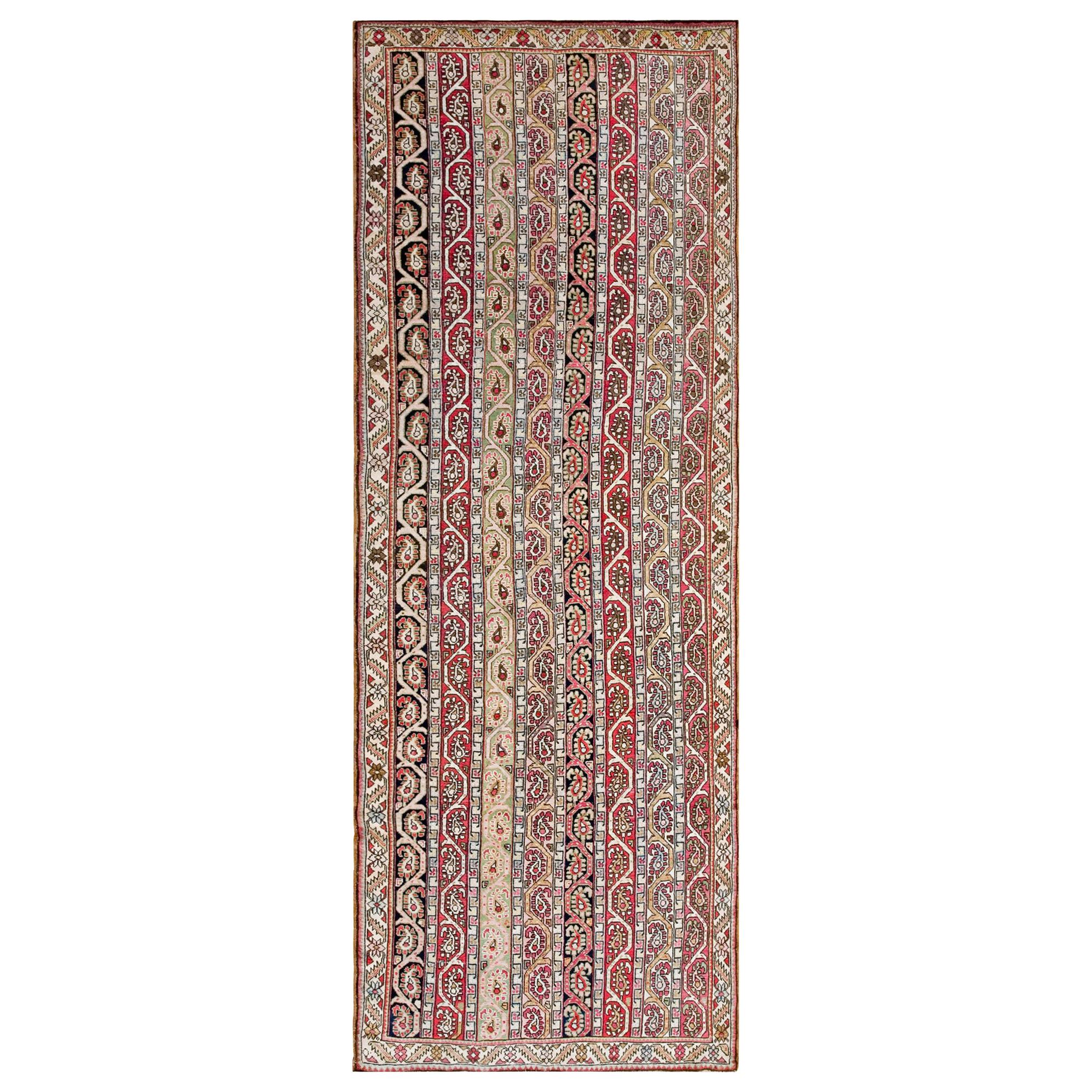Kaukasischer Karabagh-Teppich aus dem 19. Jahrhundert ( 4'2" x 11'8" - 127 x 356")
