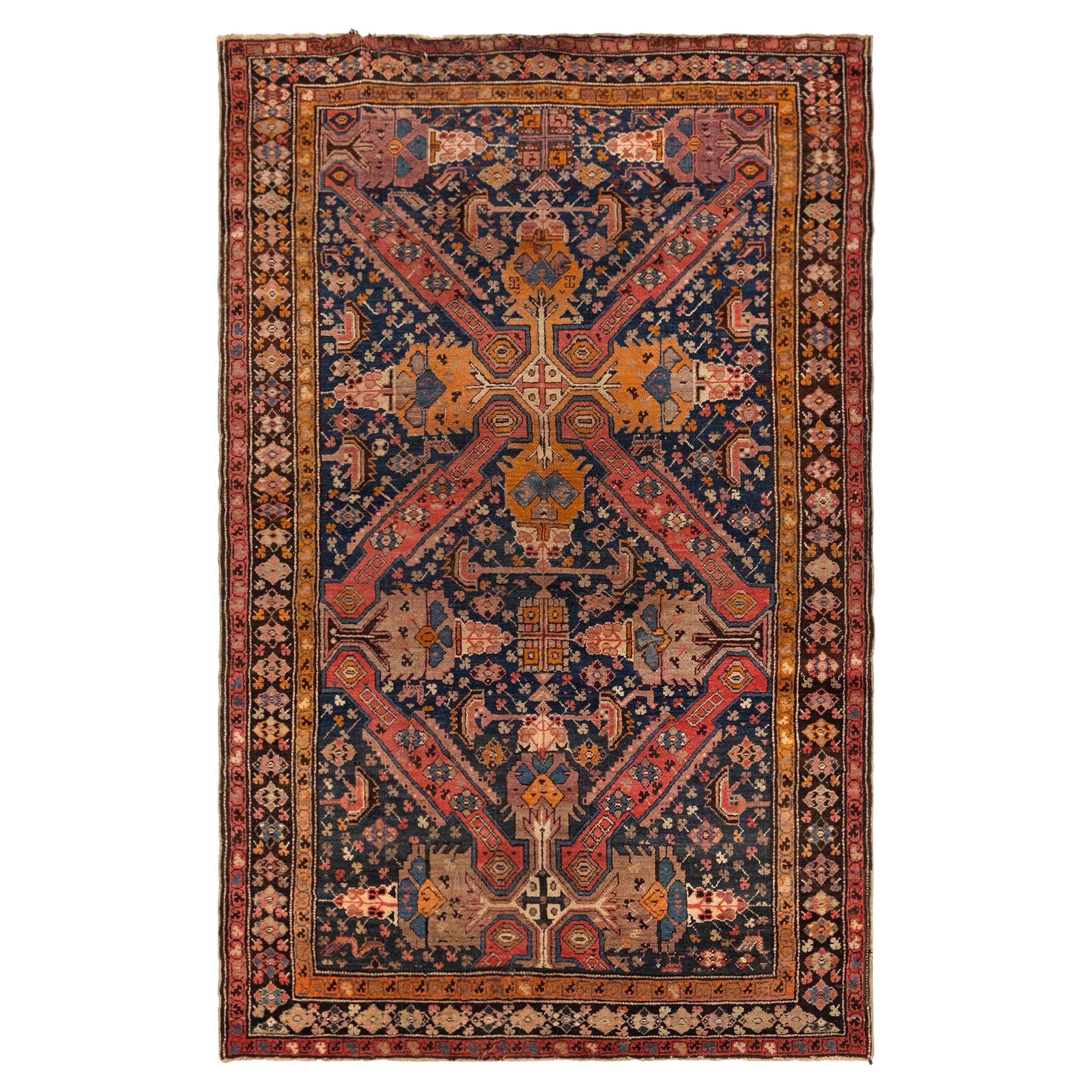 Antique Caucasian Rug For Sale