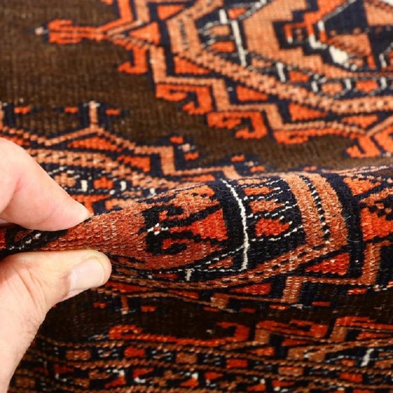 Alfombra Caucásica Antigua de Lana 7'9x5'9 Anudado a mano en venta