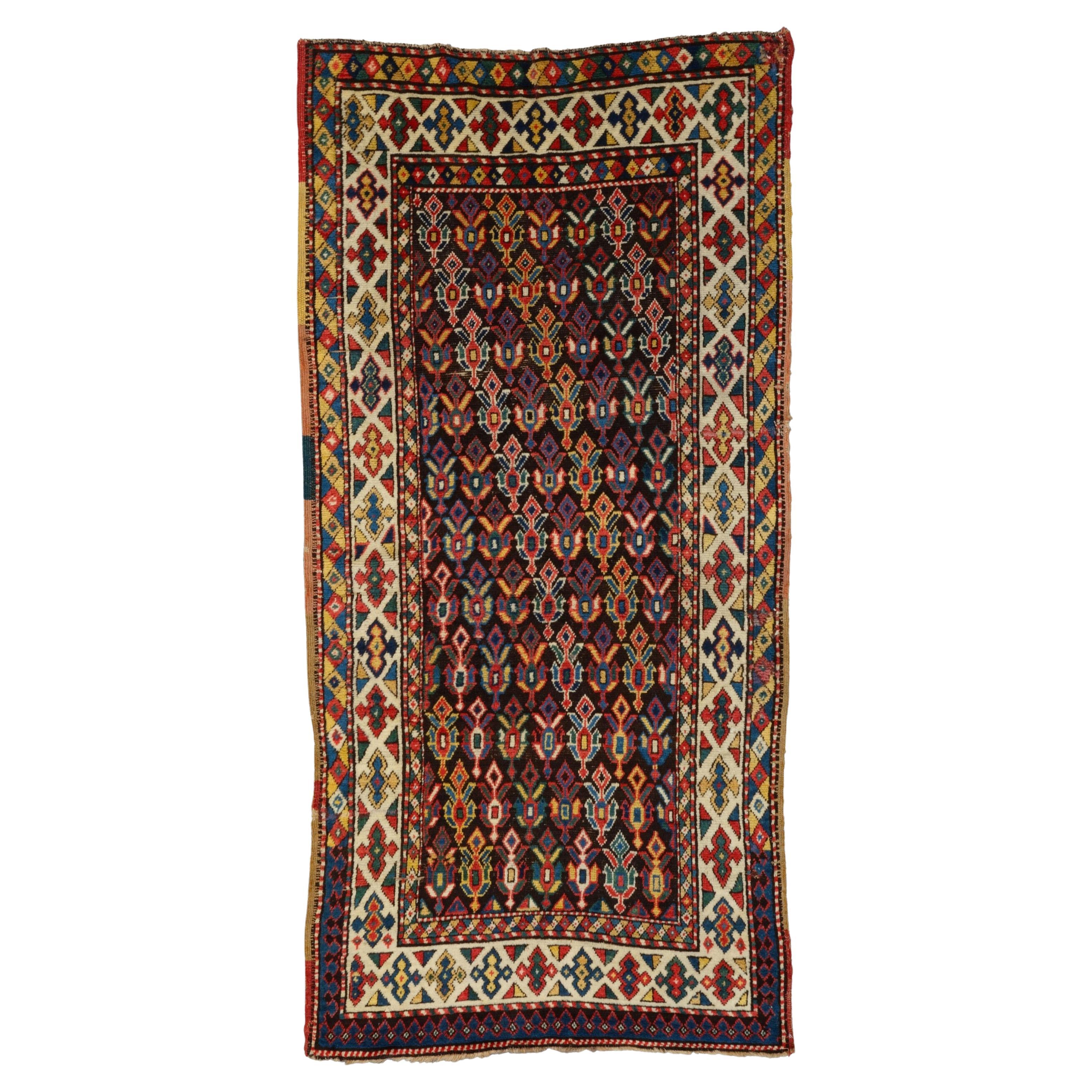 Antique Caucasian Rug - Late Of The 19th Century Caucasian Rug, Antique Rug For Sale