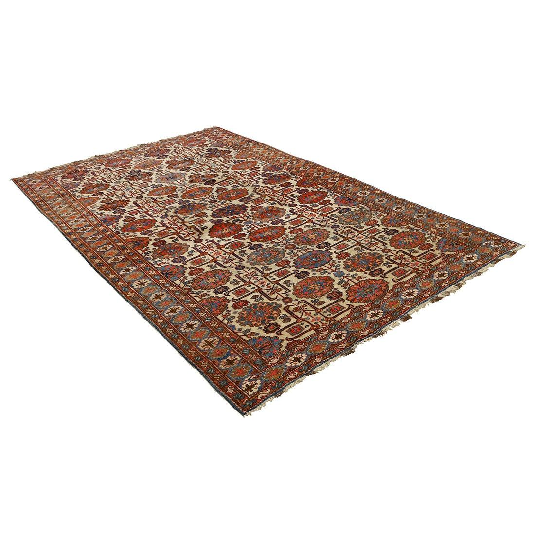 Caucasien Tapis du Caucase ancien - Taille : 8'10x5'7 en vente