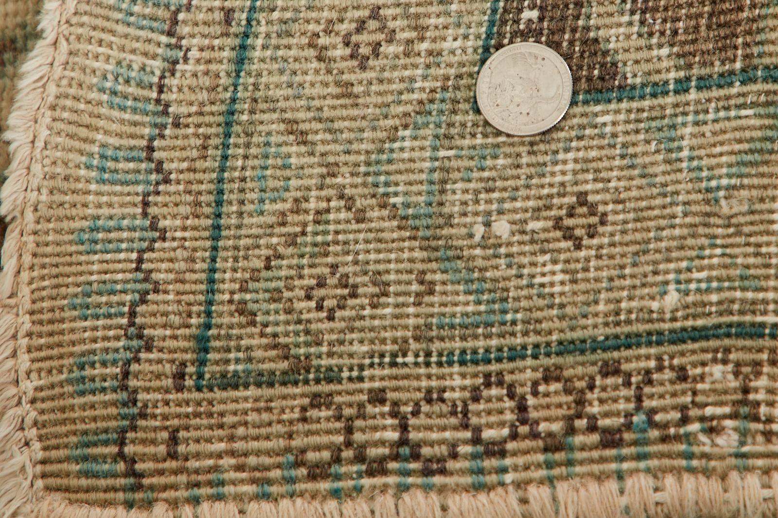 1960/70’s Persian Ardebil Rug Tribal Style with Turquoise 11