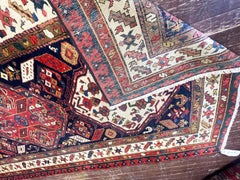 Antique Caucasian Runner, 3'6" × 12'3"