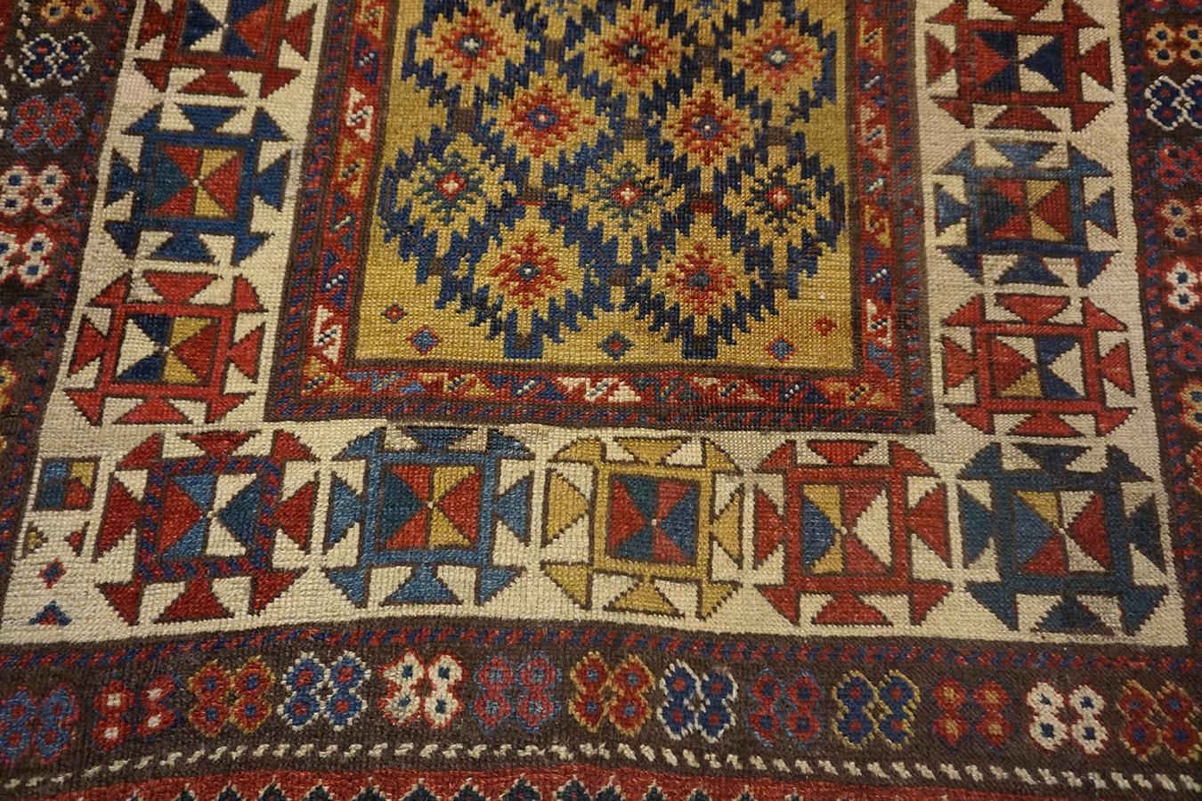 Late 19th Century Century Caucasian Talish Carpet ( 3'4