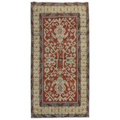 Tapis Shirvan rustique caucasien ancien de style Shirvan