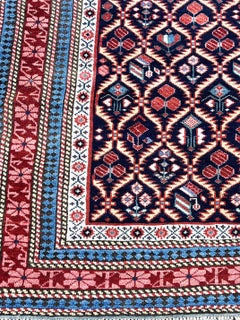 Antique Caucasian Seichour Kuba Runner, 19th Century