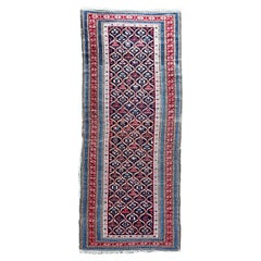Antique Caucasian Seichour Kuba Runner, 19th Century