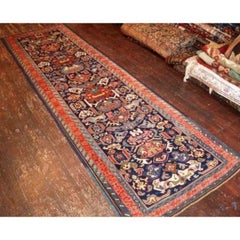 Antique Caucasian Seichur or Alpan-Kuba Runner, Fourth Quarter 19th Century
