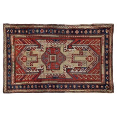 Tappeto antico caucasico Sewan Kazak