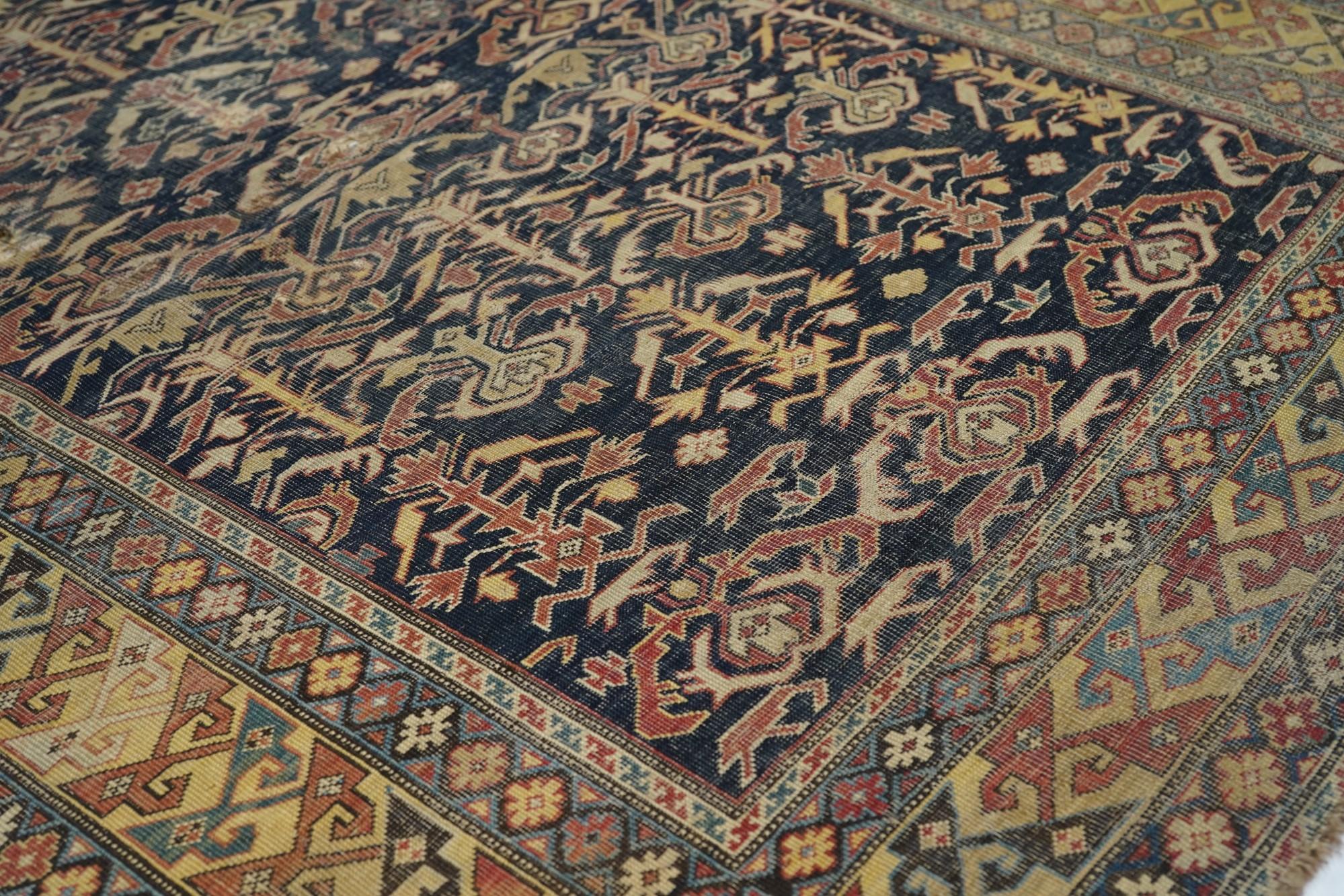 Antiker kaukasischer Schirwan-Teppich (Russisch) im Angebot