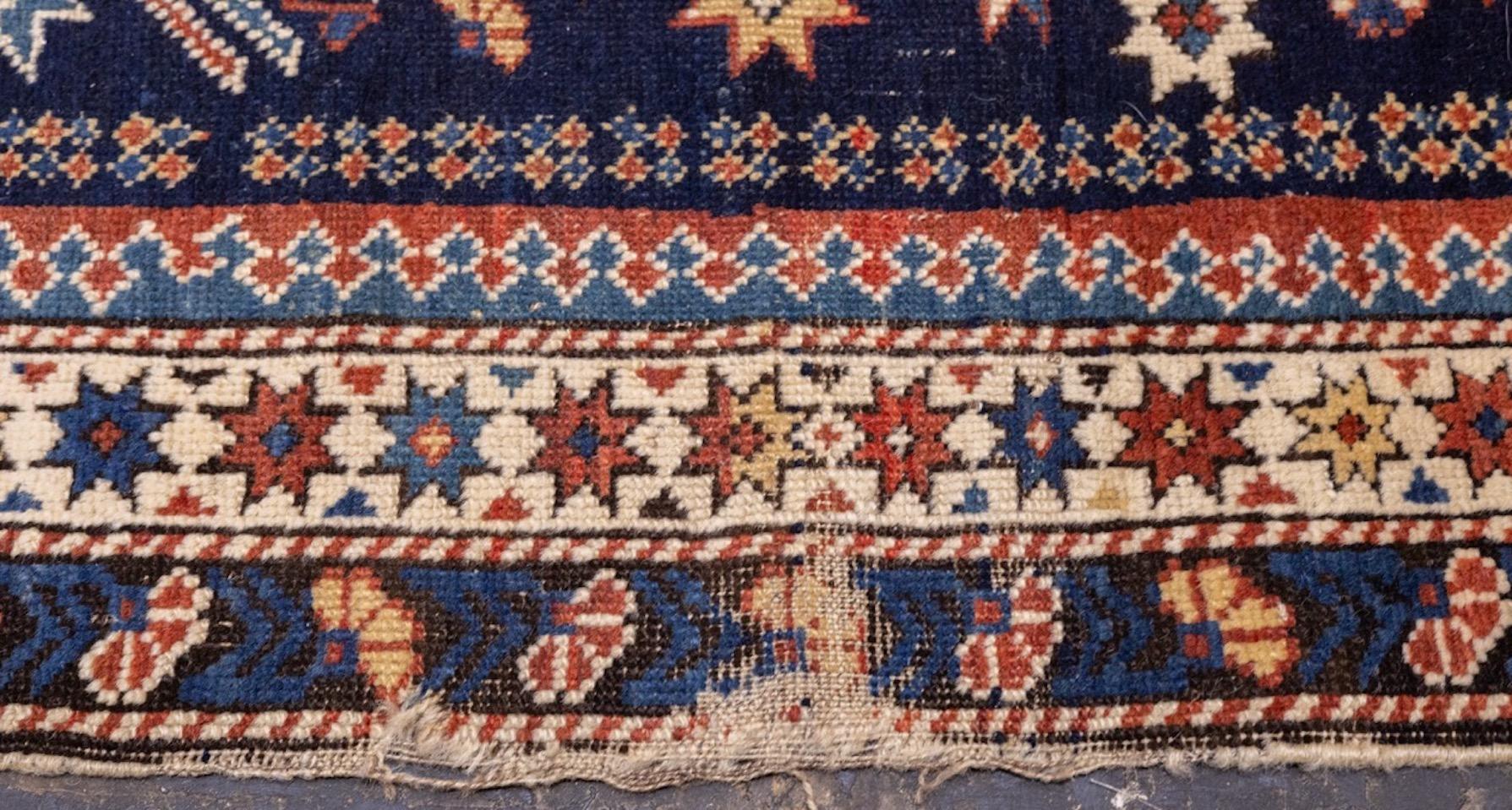 Tapis ancien caucasien Shirvan Bijov 2'10 x 6'0
