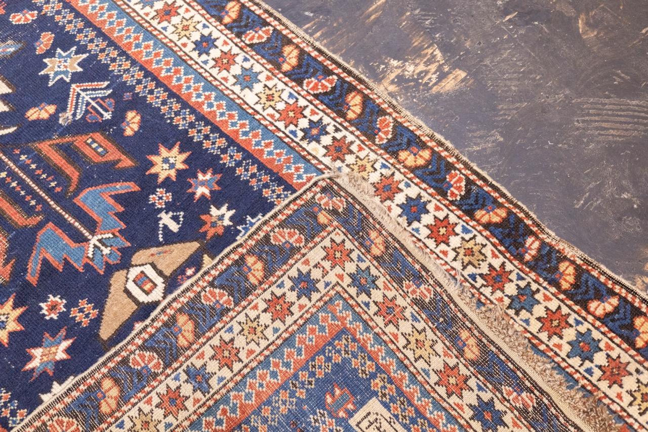 Tapis ancien caucasien Shirvan Bijov 2'10 x 6'0