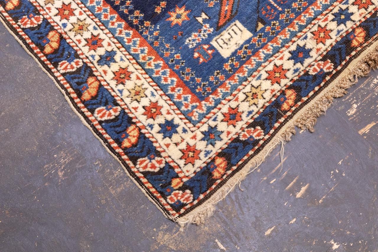 Tapis ancien caucasien Shirvan Bijov 2'10 x 6'0