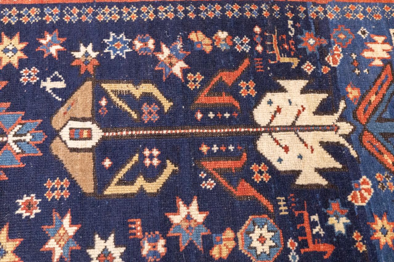 Tapis ancien caucasien Shirvan Bijov 2'10 x 6'0