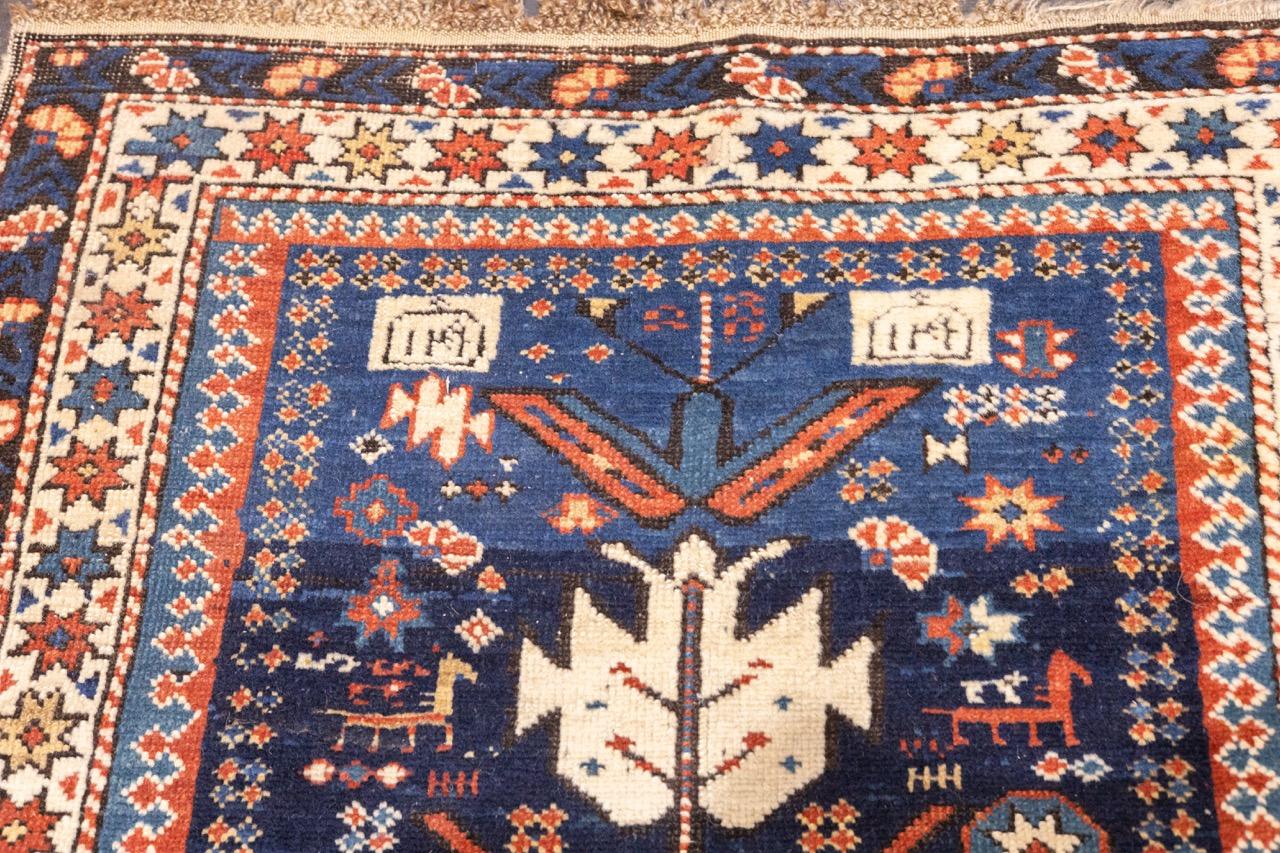Tapis ancien caucasien Shirvan Bijov 2'10 x 6'0