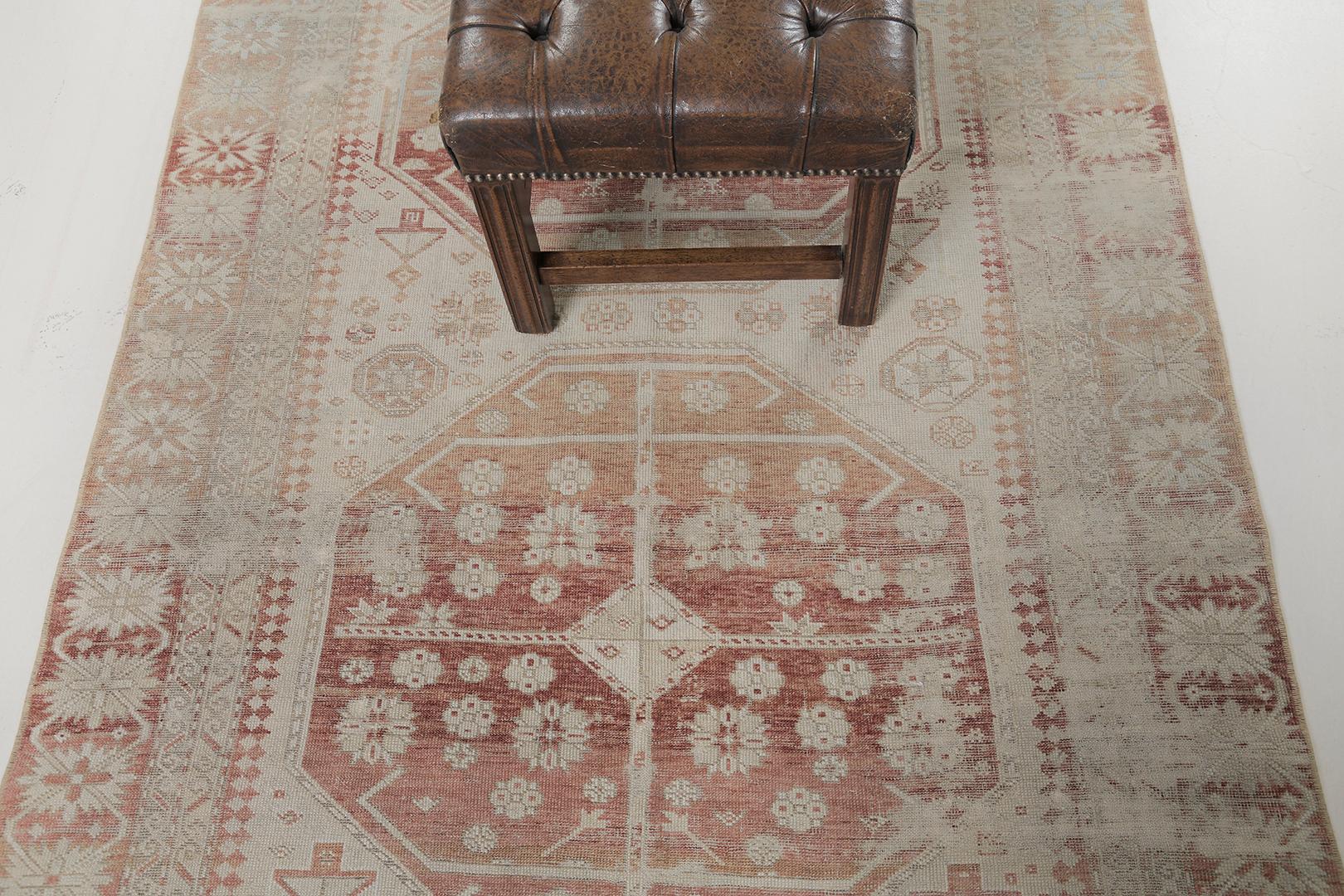 Antique Caucasian Shirvan by Mehraban Rugs For Sale 2