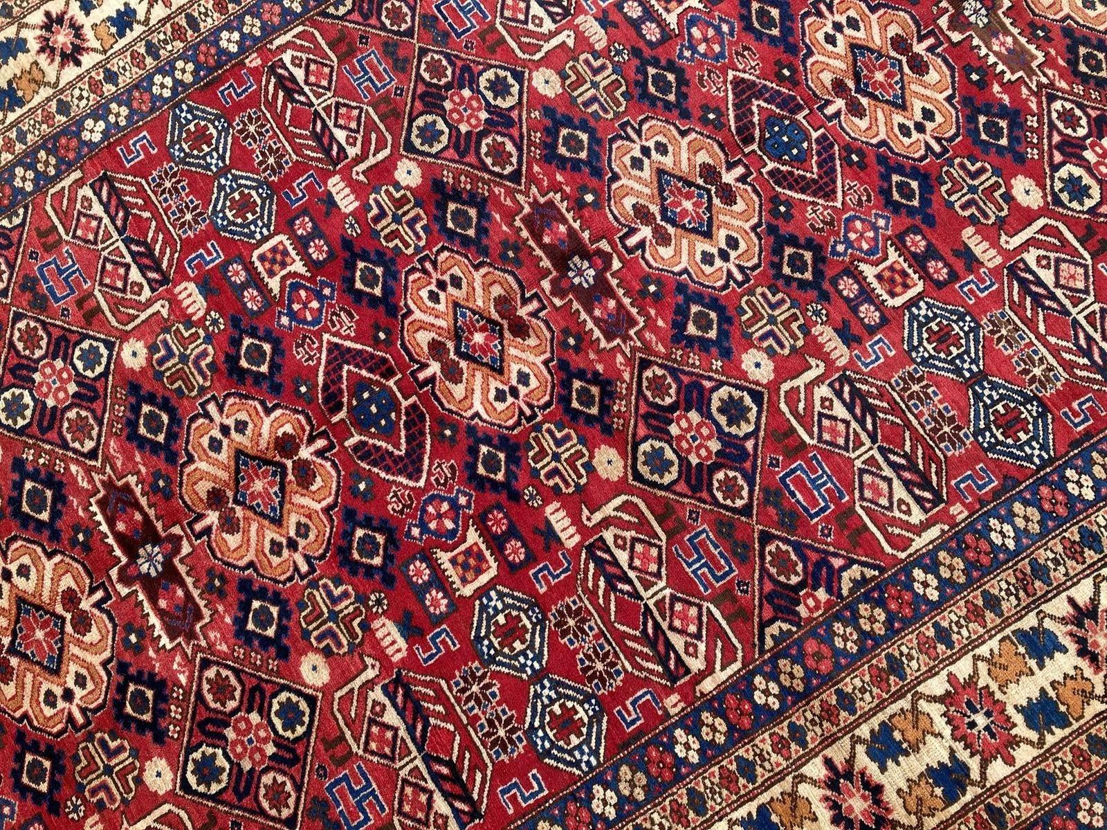 Antique Caucasian Shirvan Carpet 2.67m X 1.60m For Sale 5