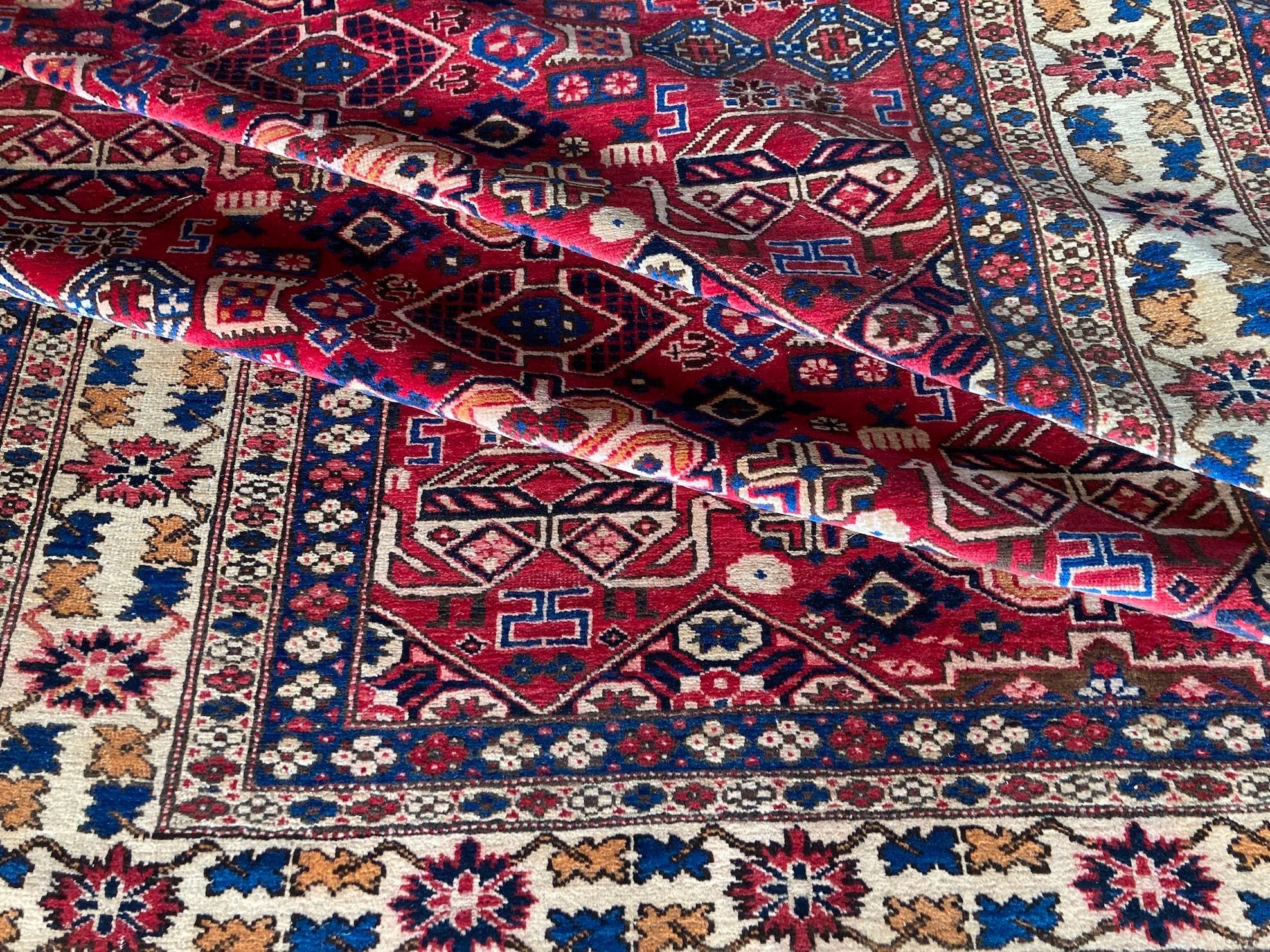 Antique Caucasian Shirvan Carpet 2.67m X 1.60m For Sale 9