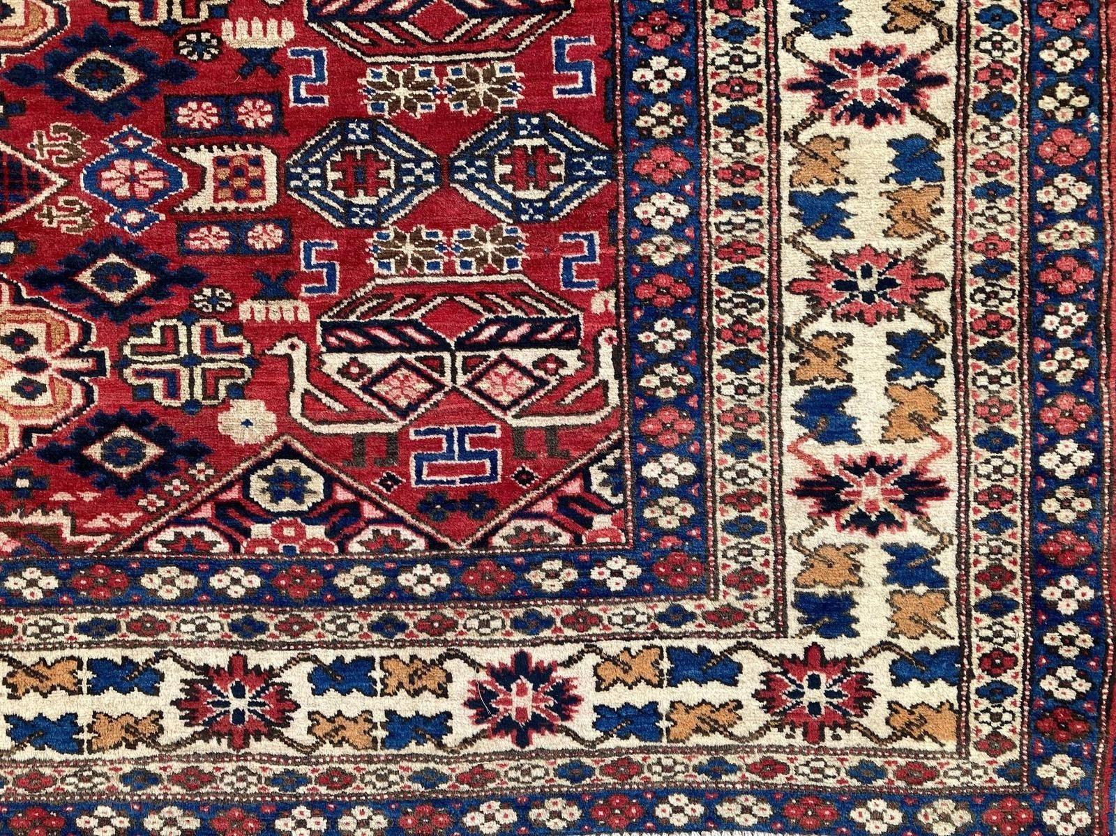 Antique Caucasian Shirvan Carpet 2.67m X 1.60m For Sale 1