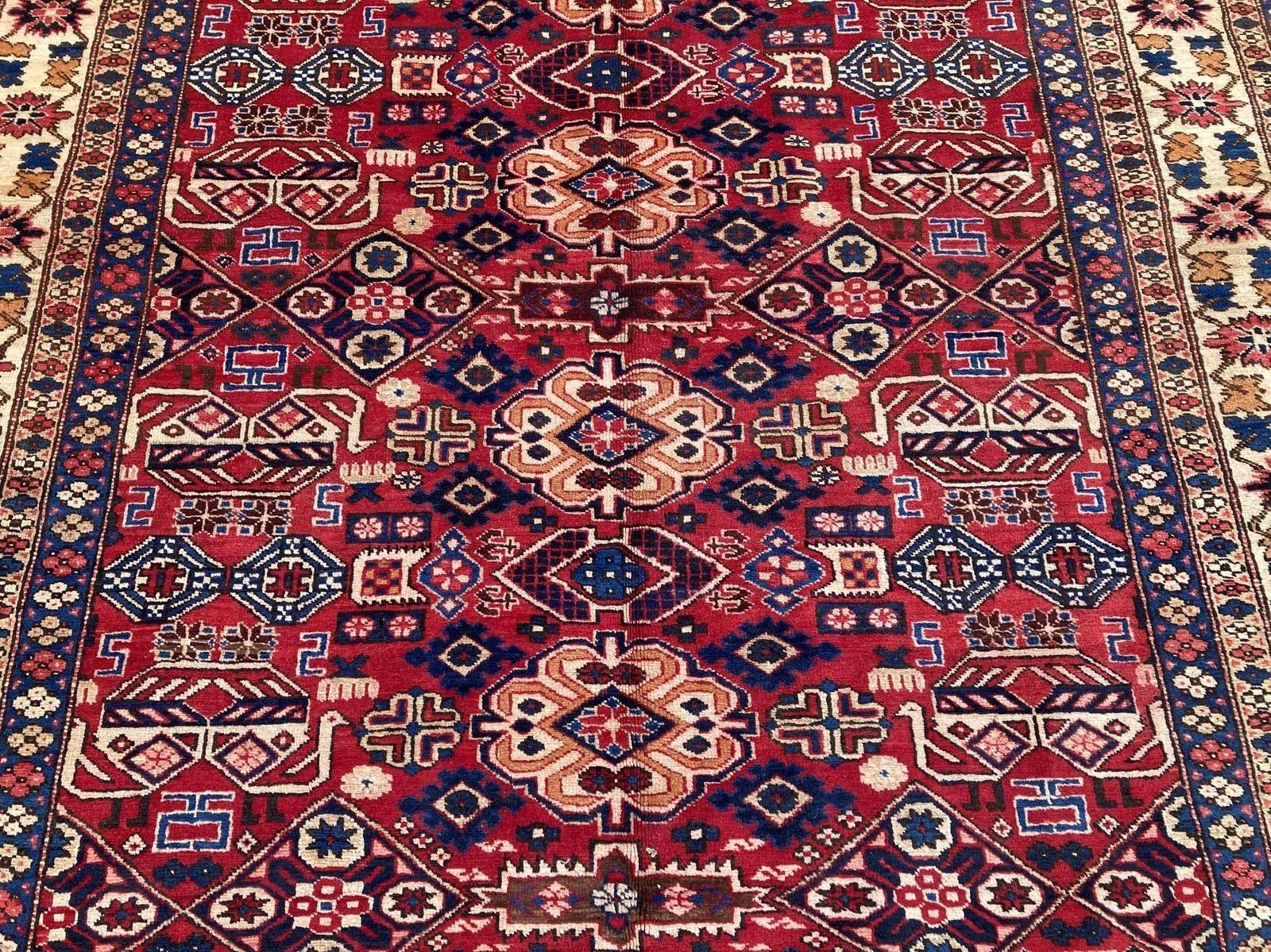 Antique Caucasian Shirvan Carpet 2.67m X 1.60m For Sale 2