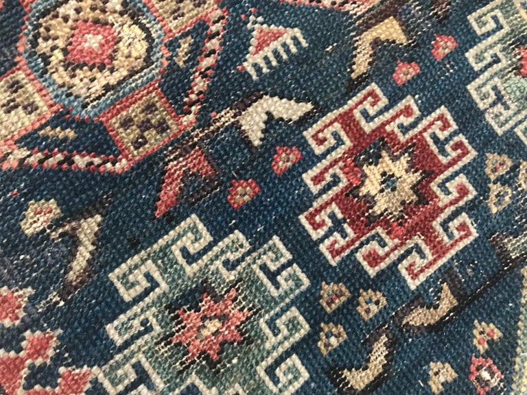 Antique Caucasian Shirvan Chichi Rug For Sale at 1stDibs