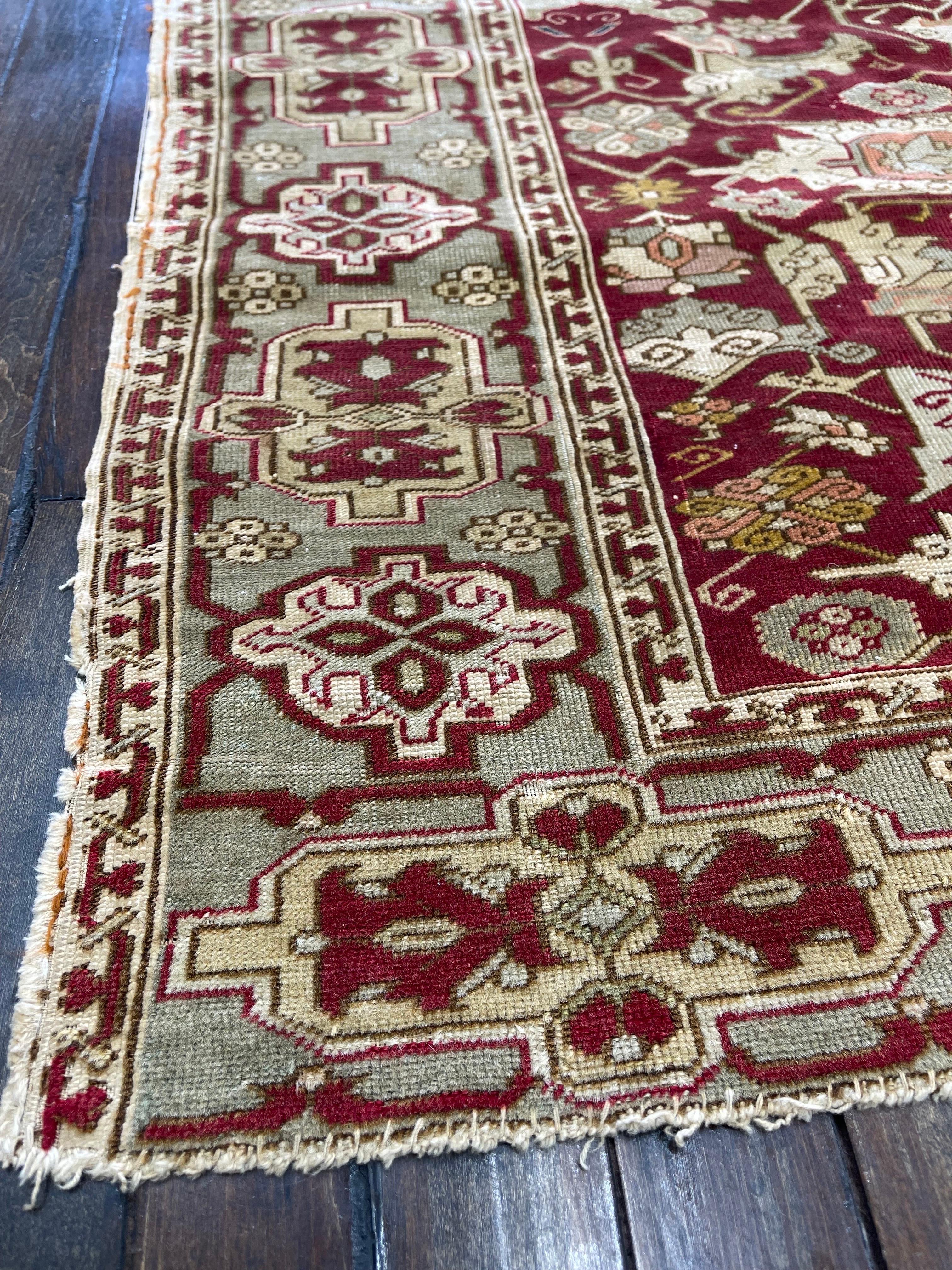 Antique Caucasian Shirvan circa 1880 For Sale 3