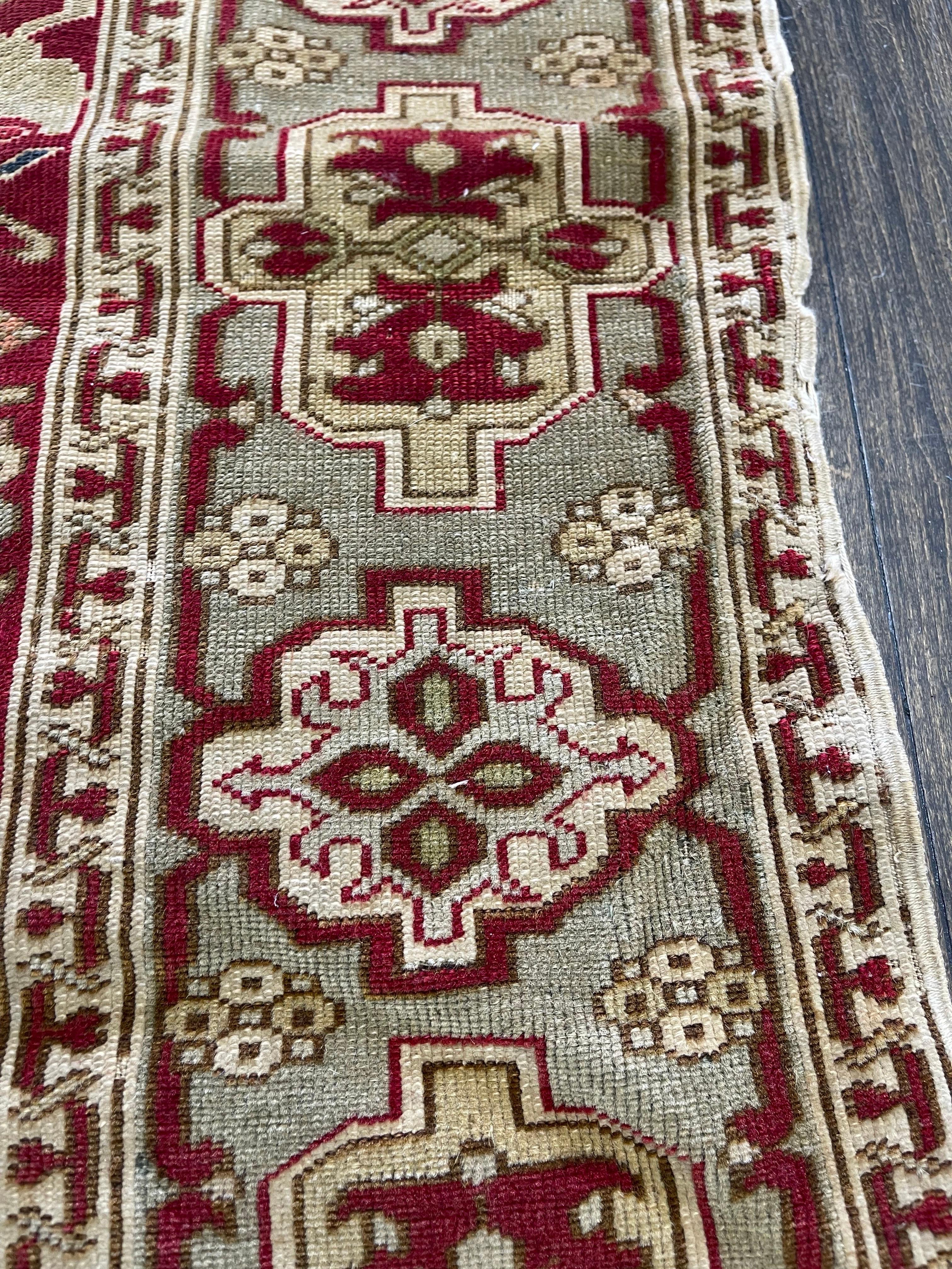 Laine Antique Shirvan caucasien Shirvan circa 1880 en vente